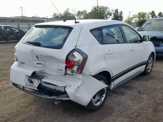 5Y2SP67809Z442725 - 2009 PONTIAC VIBE WHITE photo 4