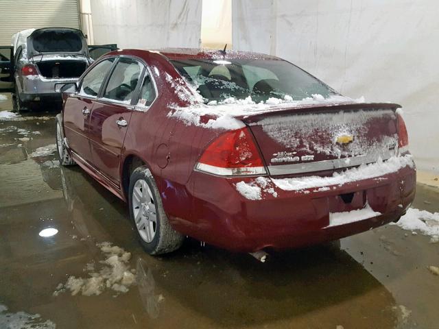 2G1WC5EM8B1236602 - 2011 CHEVROLET IMPALA LTZ BURGUNDY photo 3