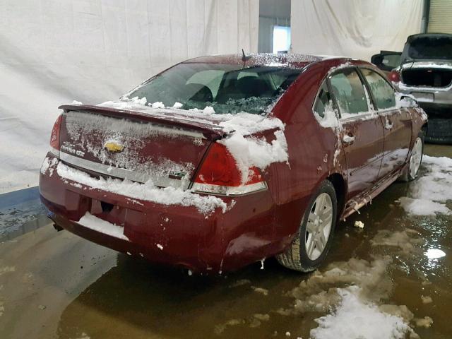 2G1WC5EM8B1236602 - 2011 CHEVROLET IMPALA LTZ BURGUNDY photo 4