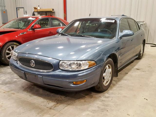 1G4HP54K61U260531 - 2001 BUICK LESABRE CU BLUE photo 2