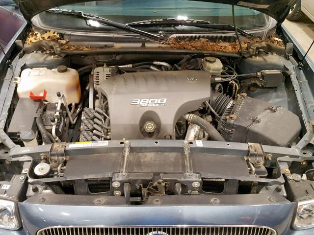 1G4HP54K61U260531 - 2001 BUICK LESABRE CU BLUE photo 7