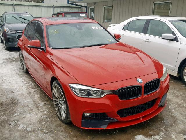 WBA8B7G53GNT95728 - 2016 BMW 340 XI RED photo 1