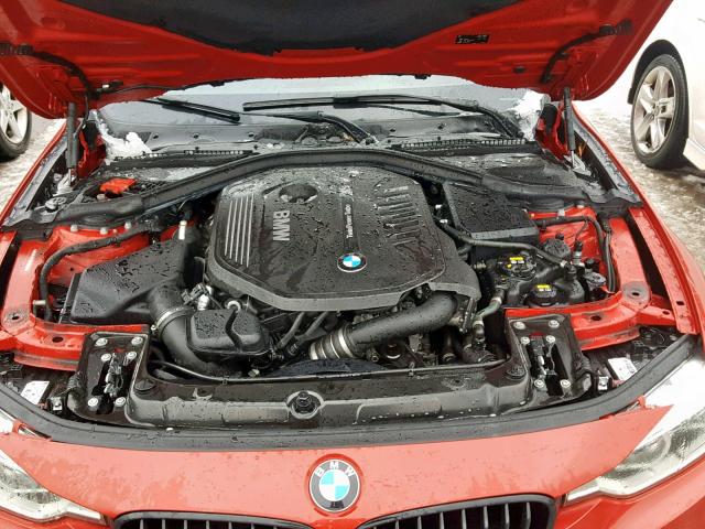 WBA8B7G53GNT95728 - 2016 BMW 340 XI RED photo 7