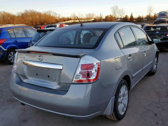 3N1AB6AP8CL701201 - 2012 NISSAN SENTRA 2.0 SILVER photo 4