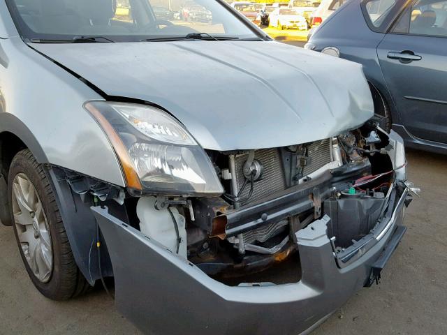 3N1AB6AP8CL701201 - 2012 NISSAN SENTRA 2.0 SILVER photo 9