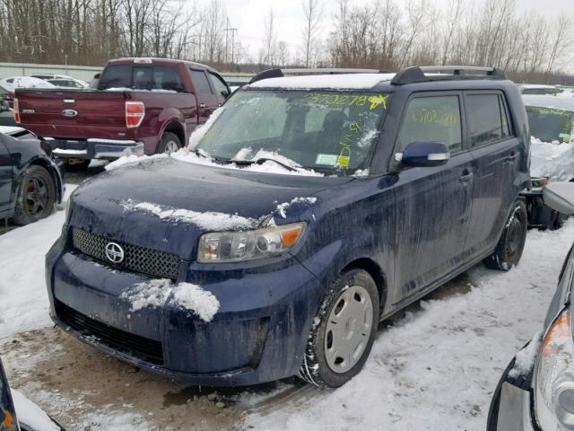 JTLKE50E881056359 - 2008 TOYOTA SCION XB Көк фото 2