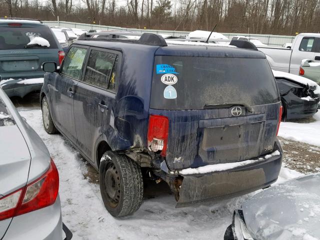 JTLKE50E881056359 - 2008 TOYOTA SCION XB Көк фото 3