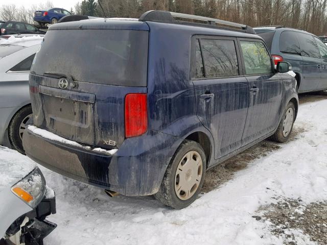JTLKE50E881056359 - 2008 TOYOTA SCION XB Көк фото 4