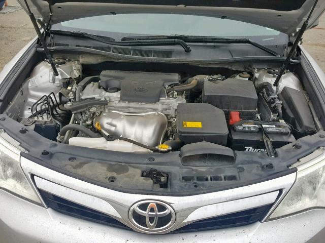 4T4BF1FK0CR218752 - 2012 TOYOTA CAMRY BASE SILVER photo 7