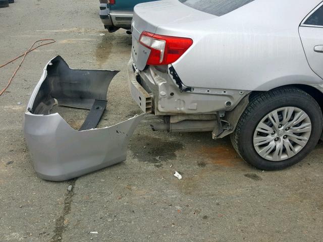 4T4BF1FK0CR218752 - 2012 TOYOTA CAMRY BASE SILVER photo 9