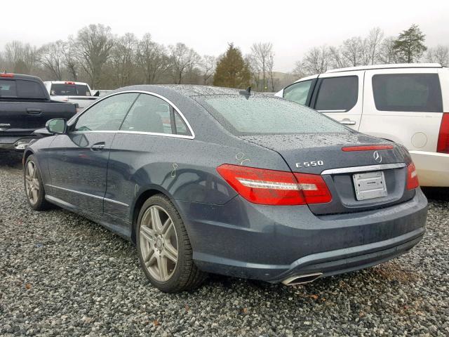 WDDKJ7CB8AF026913 - 2010 MERCEDES-BENZ E 550 GRAY photo 3