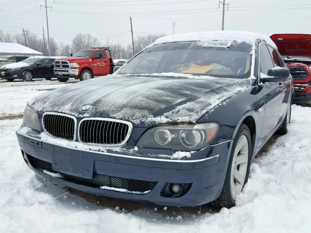 WBAHN83527DT67816 - 2007 BMW 750 BLACK photo 2