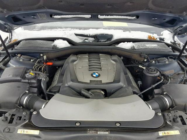 WBAHN83527DT67816 - 2007 BMW 750 BLACK photo 7