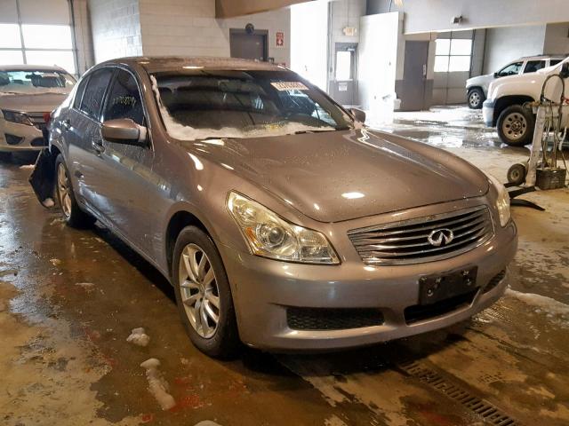 JNKCV61F39M365765 - 2009 INFINITI G37 GRAY photo 1