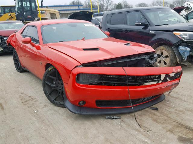 2C3CDZFJ3GH271263 - 2016 DODGE CHALLENGER RED photo 1