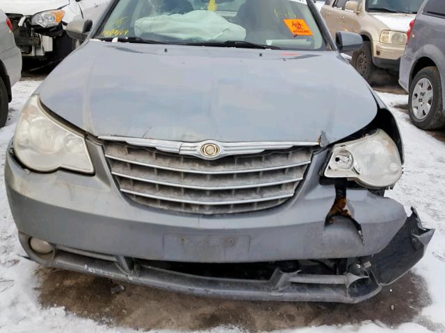 1C3CC5FV4AN145328 - 2010 CHRYSLER SEBRING LI GRAY photo 9