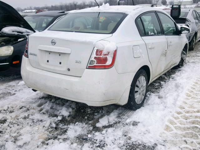 3N1AB61E77L624440 - 2007 NISSAN SENTRA 2.0 WHITE photo 4