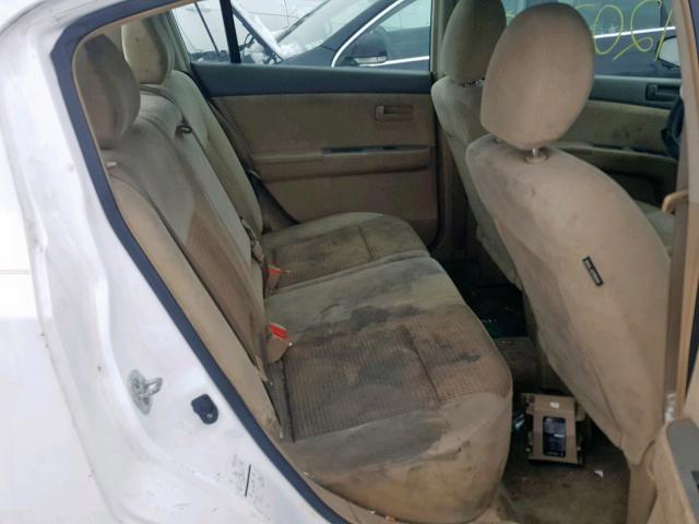 3N1AB61E77L624440 - 2007 NISSAN SENTRA 2.0 WHITE photo 6