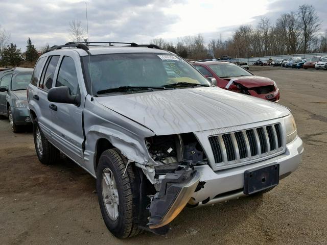 1J4GW48SX4C211702 - 2004 JEEP GRAND CHER SILVER photo 1