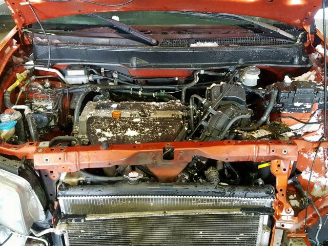 5J6YH285X3L023273 - 2003 HONDA ELEMENT EX ORANGE photo 7