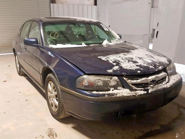 2G1WF52E729374069 - 2002 CHEVROLET IMPALA Mavi foto 1