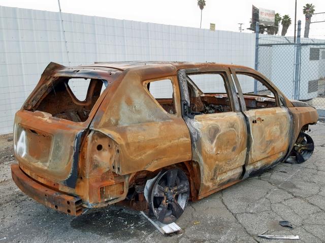 1C4NJCBB7GD776907 - 2016 JEEP COMPASS SP 烧焦的 照片 4