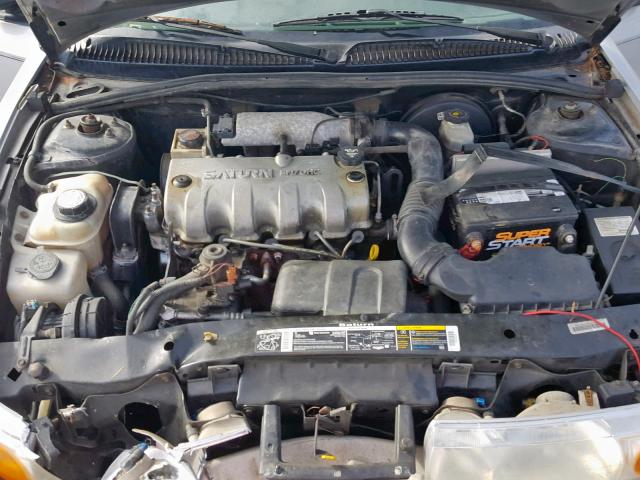 1G8ZH528X1Z315699 - 2001 SATURN SL1 SILVER photo 7