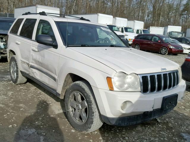 1J4HR58276C183135 - 2006 JEEP GRAND CHER WHITE photo 1