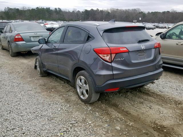 3CZRU5H71GM724064 - 2016 HONDA HR-V EXL GRAY photo 3