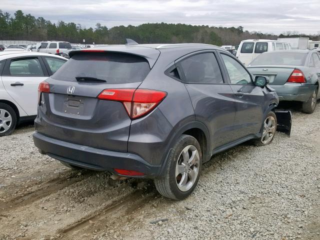 3CZRU5H71GM724064 - 2016 HONDA HR-V EXL GRAY photo 4