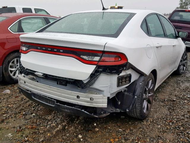 1C3CDFAA9FD421183 - 2015 DODGE DART SE თეთრი ფოტო 4