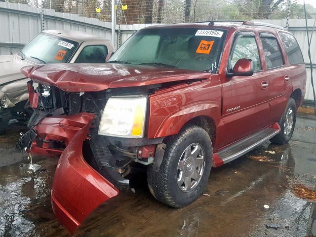 1GYEK63NX3R138245 - 2003 CADILLAC ESCALADE L MAROON photo 2