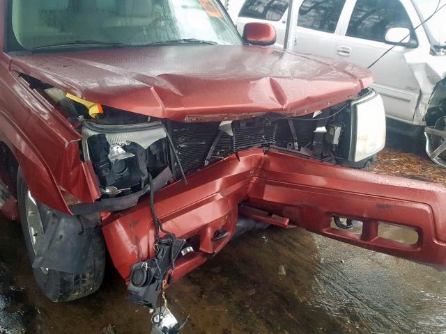 1GYEK63NX3R138245 - 2003 CADILLAC ESCALADE L MAROON photo 9