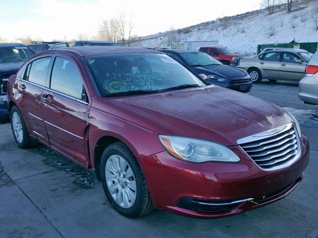 1C3BC4FB4BN538372 - 2011 CHRYSLER 200 LX RED photo 1