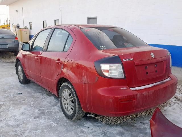 JS2YC5A30C6303139 - 2012 SUZUKI SX4 LE RED photo 3