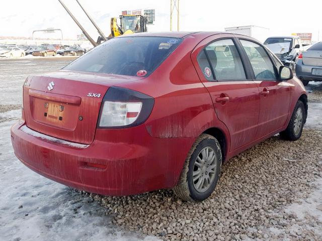 JS2YC5A30C6303139 - 2012 SUZUKI SX4 LE RED photo 4