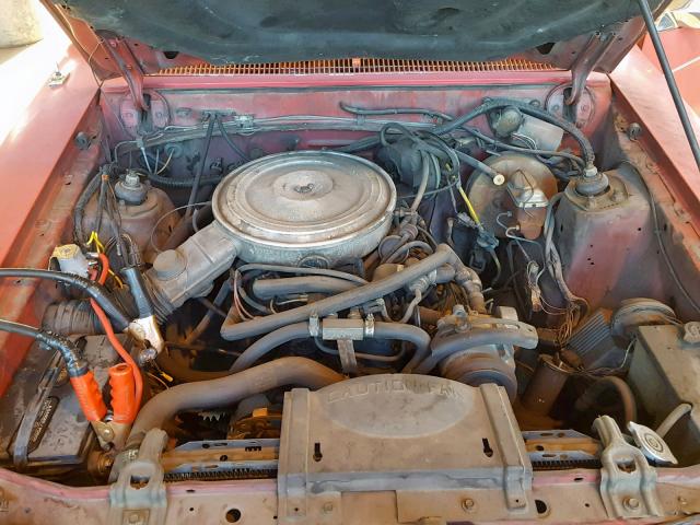 1FABP21B0BK158240 - 1981 FORD FAIRMONT RED photo 7