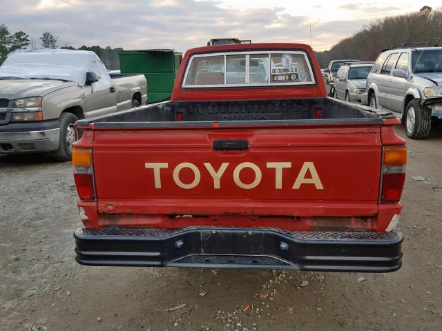 JT4RN55D6F0130603 - 1985 TOYOTA PICKUP 1/2 RED photo 6