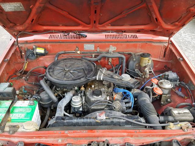 JT4RN55D6F0130603 - 1985 TOYOTA PICKUP 1/2 RED photo 7