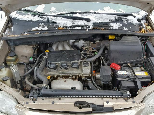 4T3ZF13C9YU304243 - 2000 TOYOTA SIENNA LE GOLD photo 7