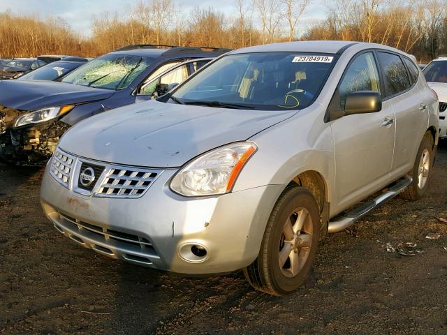 JN8AS5MV9AW136907 - 2010 NISSAN ROGUE S SILVER photo 2