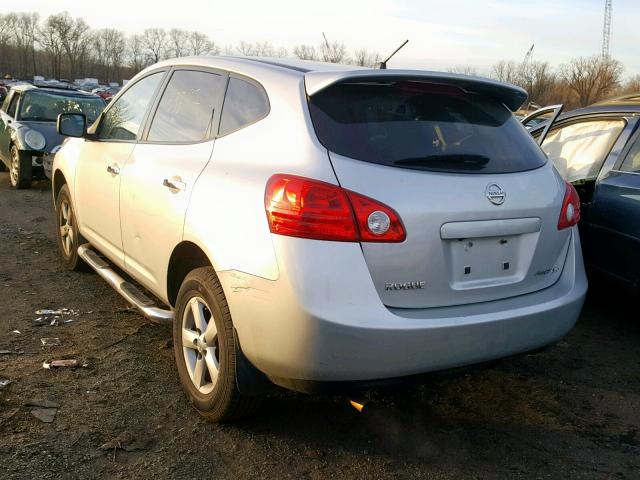 JN8AS5MV9AW136907 - 2010 NISSAN ROGUE S SILVER photo 3