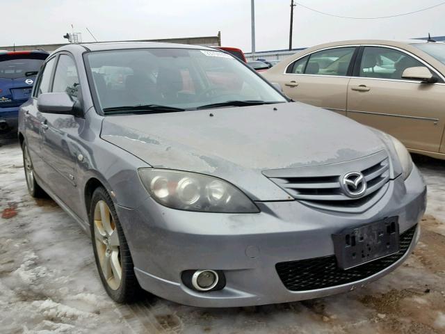 JM1BK143461516779 - 2006 MAZDA 3 HATCHBAC GRAY photo 1