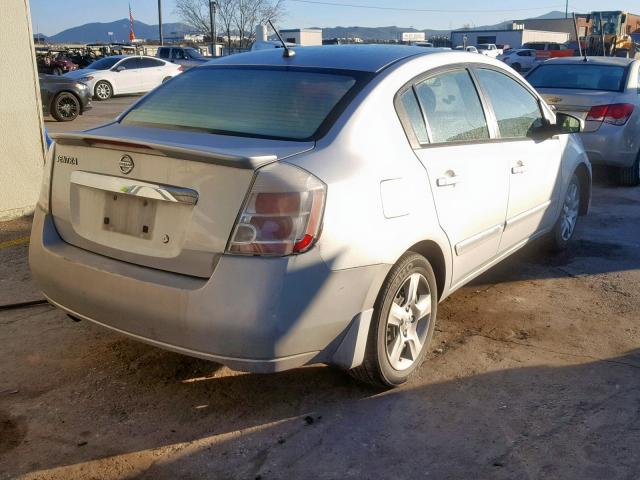 3N1AB6AP4CL680492 - 2012 NISSAN SENTRA 2.0 SILVER photo 4