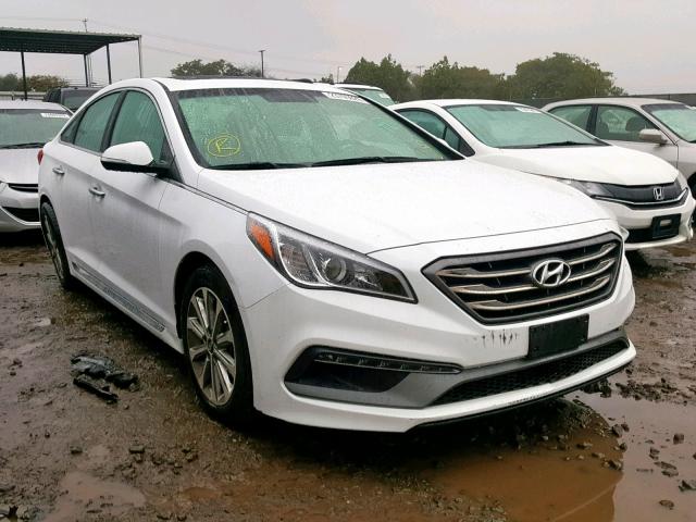 5NPE34AF5HH457506 - 2017 HYUNDAI SONATA SPO WHITE photo 1