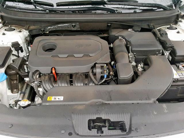 5NPE34AF5HH457506 - 2017 HYUNDAI SONATA SPO WHITE photo 7