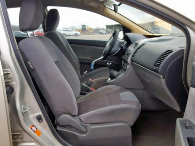 3N1AB61E07L603767 - 2007 NISSAN SENTRA 2.0 TAN photo 5