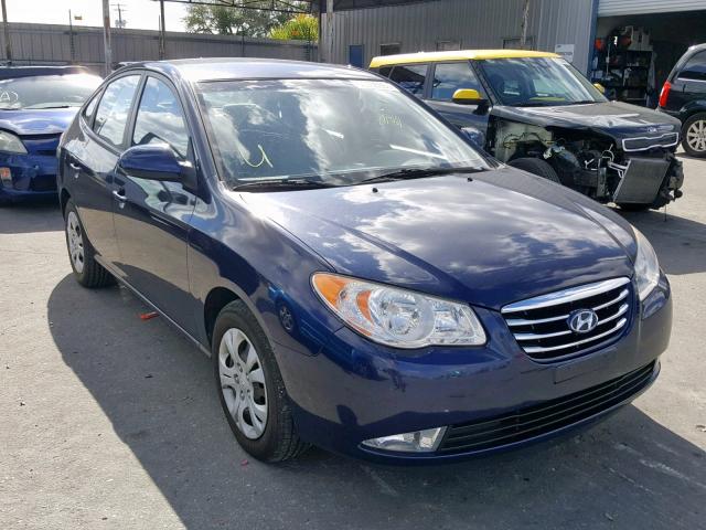 KMHDU4AD3AU990386 - 2010 HYUNDAI ELANTRA BL BLUE photo 1