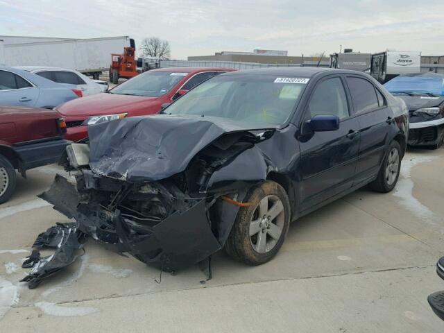 3FAHP06Z07R146872 - 2007 FORD FUSION S BLACK photo 2