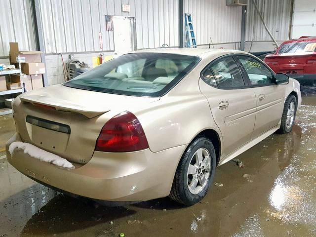 2G2WS522751318990 - 2005 PONTIAC GRAND PRIX GOLD photo 4